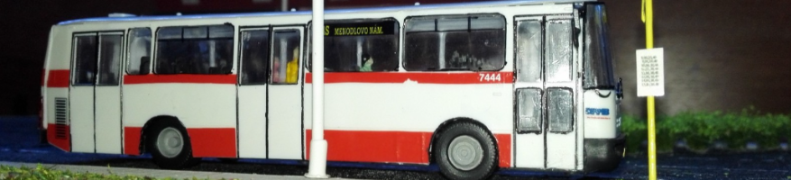 Model of the bus KAROSA B-931 DPMB Brno in H0