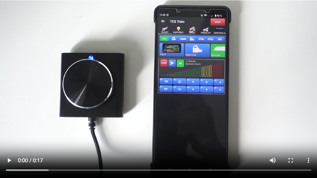 Cheap physical wheel for control train speed for Android application